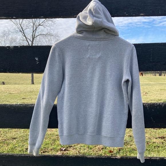 Hollister Men's Grey Hoodie Sweater - Picture 3 of 8